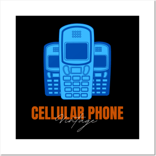 Vintage cellular phone Posters and Art